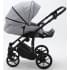 Детская коляска Adamex Zico Deluxe 2 в 1 Z-SM03 СЕР. КОЖА