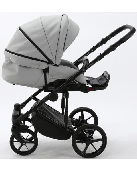 Детская коляска Adamex Zico Deluxe 3 в 1 Z-SA03 СВ.СЕР. КОЖА
