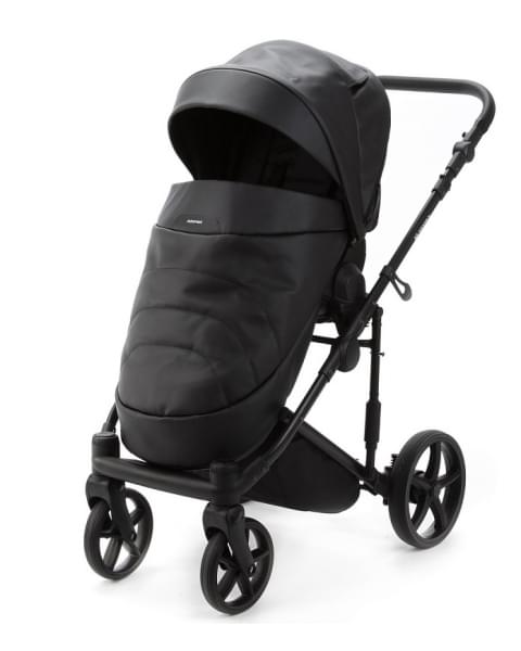 Детская коляска Adamex Zico Deluxe New 2 в 1 ZN-SA02 ЧЕРНАЯ КОЖА