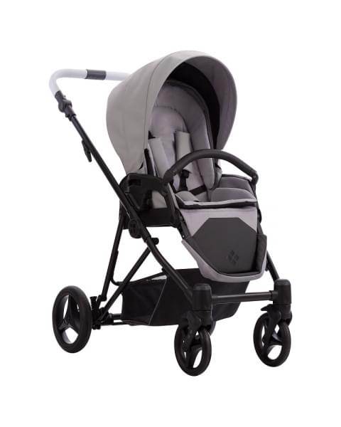 Детская коляска Bebetto Yoddi Pro 2 в 1 02 св.серая кожа