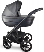 Детская коляска Bexa Ideal Eco 2 в 1 IE01 черный+черная кожа