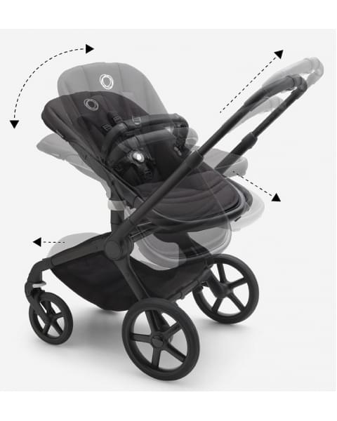 Детская коляска Bugaboo Fox 5 2 в 1 Graphite/Midnight Black/Stormy Blue