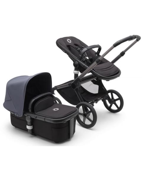Детская коляска Bugaboo Fox 5 2 в 1 Graphite/Midnight Black/Stormy Blue