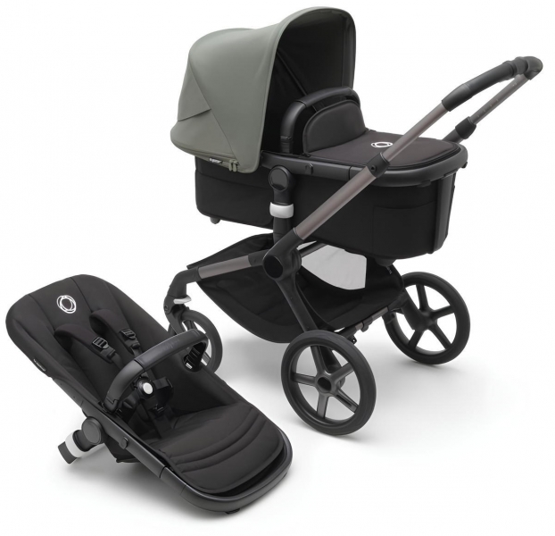 Детская коляска Bugaboo Fox 5 Complete 2 в 1 Graphite/Midnight Black/Forest Green
