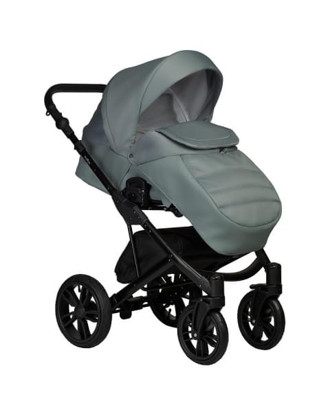 Детская коляска Indigo Mio S 2 в 1 07 шалфей кожа+шалфей