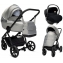 Детская коляска Noordi Fjordi V2 3 в 1 с автокреслом Terra Black 1462814 Grey