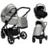 Детская коляска Noordi Fjordi V2 3 в 1 с автокреслом Terra Black 1462814 Grey