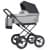Детская коляска Riko Basic Bella Lux Classic 2 в 1 02 серый
