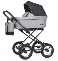 Детская коляска Riko Basic Bella Lux Classic 2 в 1 02 серый