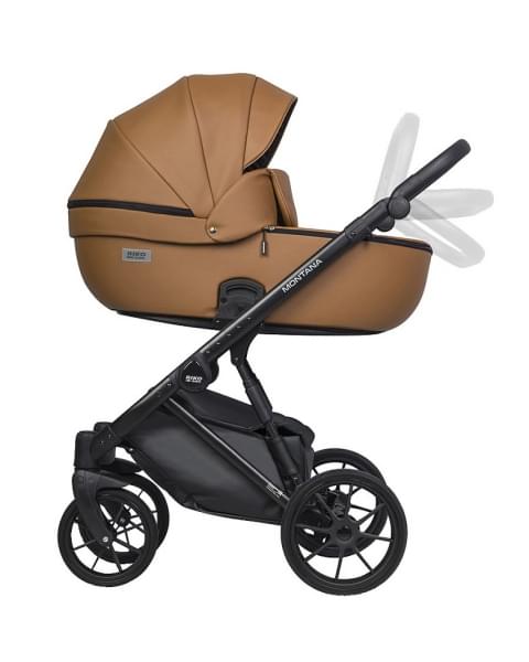 Детская коляска Riko Basic Montana Ecco 2 в 1 18 Caramel