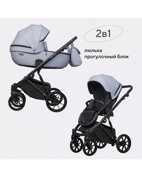 Детская коляска Riko Basic Montana Ecco 2 в 1 23 Grey
