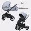 Детская коляска Riko Basic Montana Ecco 2 в 1 23 Grey