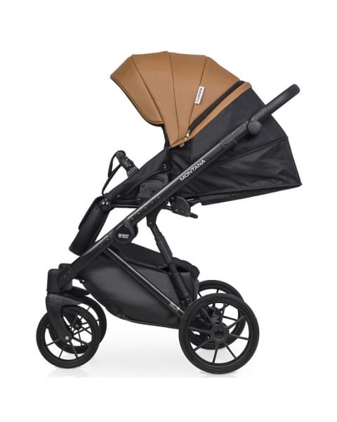 Детская коляска Riko Basic Montana Ecco 3 в 1 18 Caramel