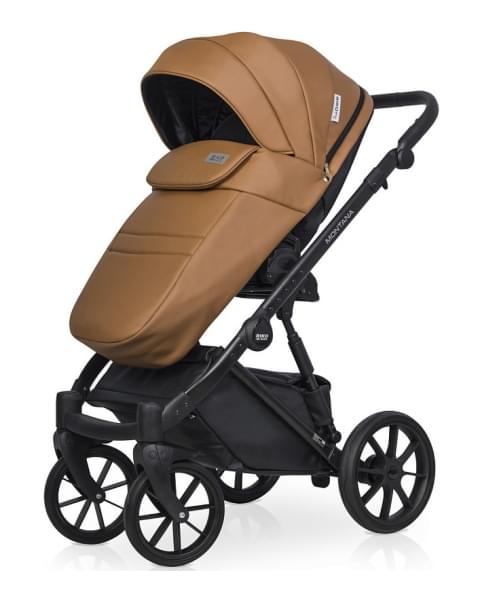 Детская коляска Riko Basic Montana Ecco 3 в 1 18 Caramel