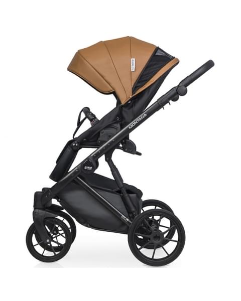 Детская коляска Riko Basic Montana Ecco 3 в 1 18 Caramel