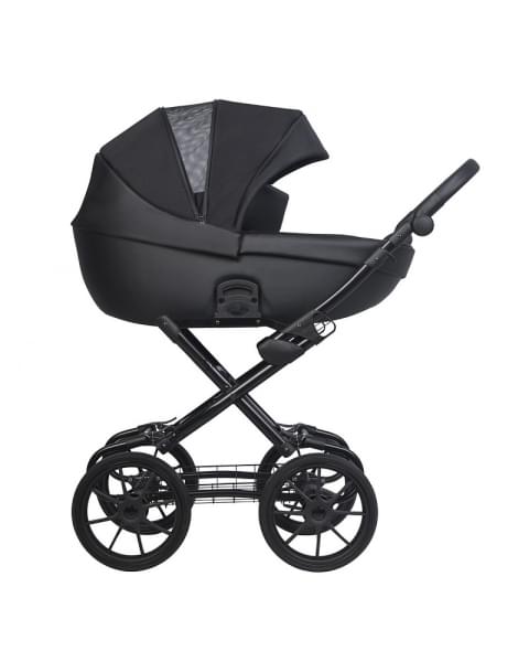 Детская коляска Riko Basic Pacco Classic 2 в 1 09 Black (черный)