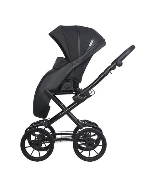 Детская коляска Riko Basic Pacco Classic 2 в 1 09 Black (черный)