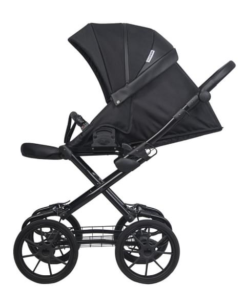 Детская коляска Riko Basic Pacco Classic 2 в 1 09 Black (черный)