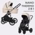 Детская коляска Riko Nano Thermo 2 в 1 03 Ivory beige (бежевый)