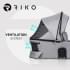 Детская коляска Riko Velar 2 в 1 01 Stone (серый)