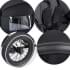 Детская коляска Roan Bass Next Classic d12 3 в 1 с автокреслом Tutis Elo Lux EduSky Black RCL063/1 Black