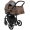 Детская коляска Roan Esso 2025 Кожа 2 в 1 ESSK/211/1 Camel/Black/руч.Тем.коричневый