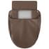 Детская коляска Roan Esso 2025 Кожа 2 в 1 ESSK/211/1 Camel/Black/руч.Тем.коричневый