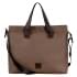 Детская коляска Roan Esso 2025 Кожа 2 в 1 ESSK/211/1 Camel/Black/руч.Тем.коричневый