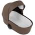 Детская коляска Roan Esso 2025 Кожа 2 в 1 ESSK/211/1 Camel/Black/руч.Тем.коричневый