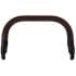 Детская коляска Roan Esso 2025 Кожа 2 в 1 ESSK/211/1 Camel/Black/руч.Тем.коричневый
