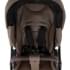 Детская коляска Roan Esso 2025 Кожа 2 в 1 ESSK/211/1 Camel/Black/руч.Тем.коричневый
