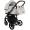 Детская коляска Roan Esso 2025 Кожа 2 в 1 ESSK/213/1 Island Stone /Black/руч.Тем.коричневый