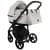 Детская коляска Roan Esso 2025 Кожа 2 в 1 ESSK/213/1 Island Stone /Black/руч.Тем.коричневый