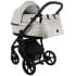 Детская коляска Roan Esso 2025 Кожа 2 в 1 ESSK/213/1 Island Stone /Black/руч.Тем.коричневый