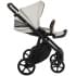 Детская коляска Roan Esso 2025 Кожа 2 в 1 ESSK/213/1 Island Stone /Black/руч.Тем.коричневый