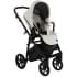 Детская коляска Roan Esso 2025 Кожа 2 в 1 ESSK/213/1 Island Stone /Black/руч.Тем.коричневый