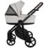 Детская коляска Roan Esso 2025 Кожа 2 в 1 ESSK/213/1 Island Stone /Black/руч.Тем.коричневый