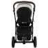 Детская коляска Roan Esso 2025 Кожа 2 в 1 ESSK/213/1 Island Stone /Black/руч.Тем.коричневый