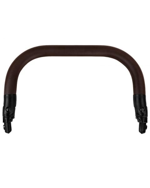 Детская коляска Roan Esso 2025 Кожа 2 в 1 ESSK/213/1 Island Stone /Black/руч.Тем.коричневый