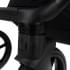 Детская коляска Roan Esso 2025 Кожа 2 в 1 ESSK/215/1 White/Black/руч.Тем.коричневый