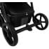 Детская коляска Roan Esso 2025 Кожа 2 в 1 ESSK/215/1 White/Black/руч.Тем.коричневый