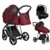 Детская коляска Roan Sol Luxury 3 в 1 с автокреслом Tutis Elo Lux EduSky Black RSL/4041 Porto/Nikiel
