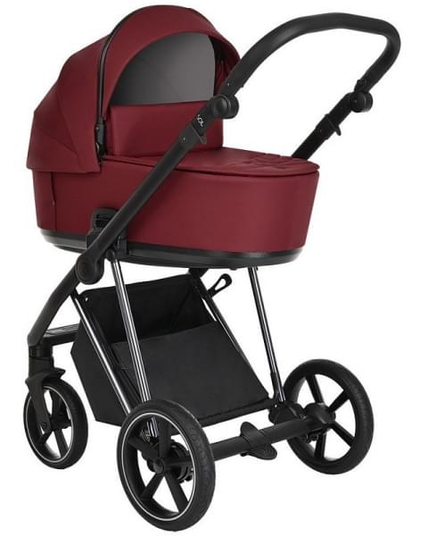 Детская коляска Roan Sol Luxury 3 в 1 с автокреслом Tutis Elo Lux EduSky Black RSL/4041 Porto/Nikiel
