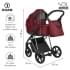 Детская коляска Roan Sol Luxury 3 в 1 с автокреслом Tutis Elo Lux EduSky Black RSL/4041 Porto/Nikiel