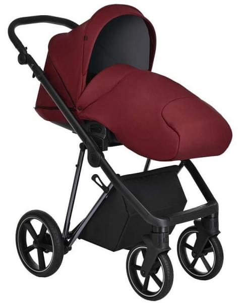 Детская коляска Roan Sol Luxury 3 в 1 с автокреслом Tutis Elo Lux EduSky Black RSL/4041 Porto/Nikiel