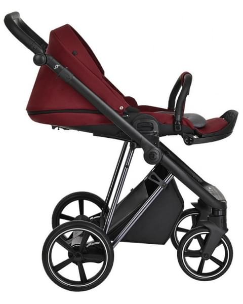 Детская коляска Roan Sol Luxury 3 в 1 с автокреслом Tutis Elo Lux EduSky Black RSL/4041 Porto/Nikiel
