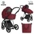 Детская коляска Roan Sol Luxury 3 в 1 с автокреслом Tutis Elo Lux EduSky Black RSL/4041 Porto/Nikiel