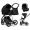 Детская коляска Roan Sol 2.0 Vintage Luxury 3 в 1 с автокреслом Tutis Elo Lux EduSky Black VIN 05/CB Caviar Black/Nickel/руч.Black