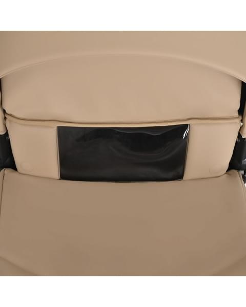 Детская коляска Roan Sol Кожа 3 в 1 с автокреслом Tutis Elo Lux EduSky Black RSL/2021 Caramel/Black/руч.Тем.коричневый