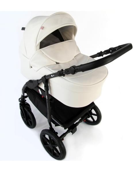 Детская коляска Sevillababy Stilo 2 в 1 St-06 белая экокожа